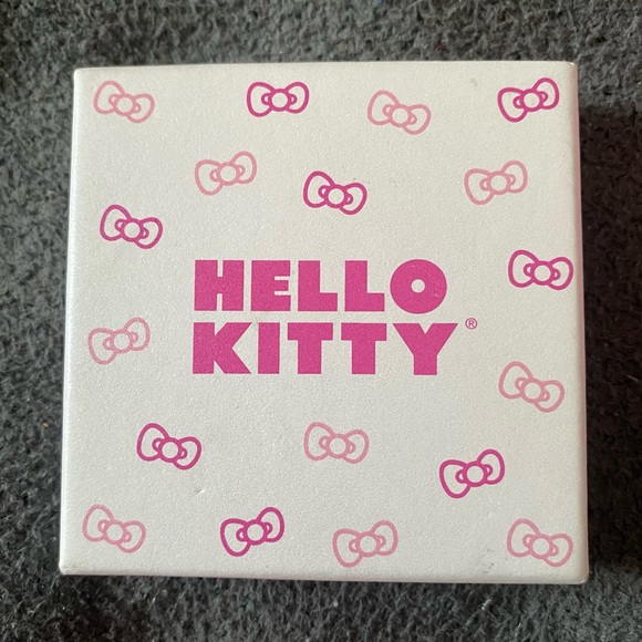 Hello Kitty Fine Silver Plated with Rhinestones Bracelet & Earrings set - Picture 2 of 2